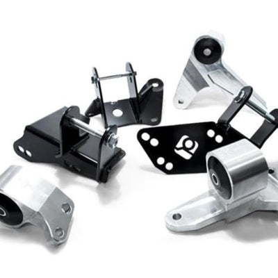 Innovative 96-00 Civic K-Series Silver Aluminum Mounts 85A Bushings (EG/DC Subframe)