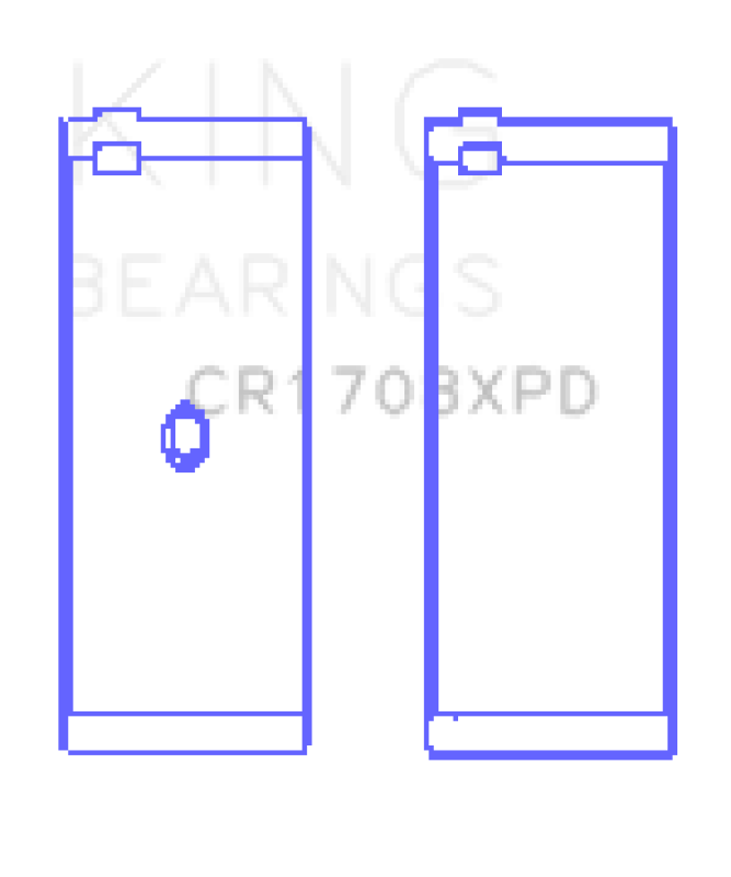 King Engine Bearings Chevrolet Custom Performance (Size STDX) Connecting Rod Bearing Set