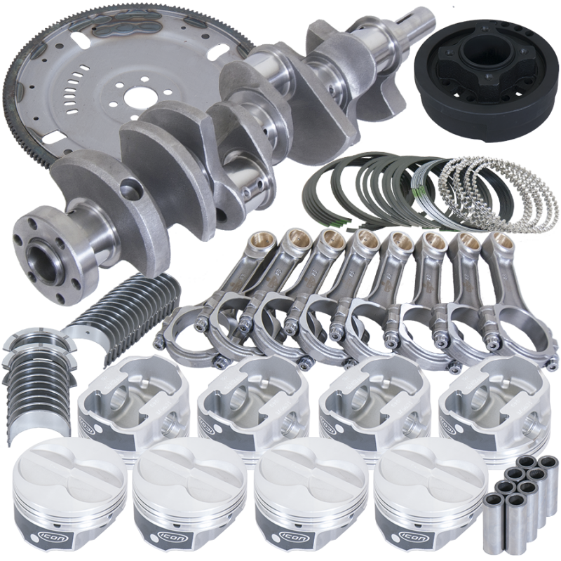 Eagle Ford 302 3.250in Crank 5.400in I-Beam Rods 4.060in Pistons 164 Tooth FP Balanced Assembly