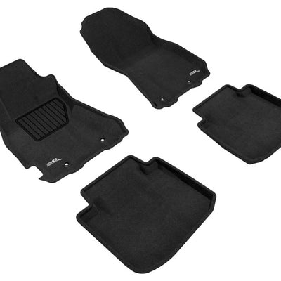 3D MAXpider 15-19 Subaru Legacy/ Outback Elegant 1st 2nd Row - Floor Mat Set (Black)