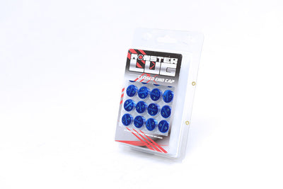 Wheel Mate Monster Lug Nut Caps - White 14x1.50