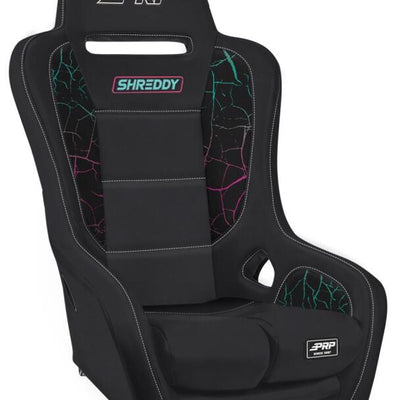 PRP Shreddy Edition Podium Suspension Seat - Cracked/Black
