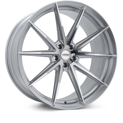 Vossen HFX-2 23x10.5 - 5x130 - ET25 - Mid - 84.1 - Silver Polished Wheel