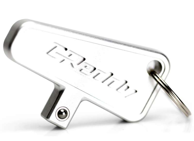 GReddy 3/8in Drive Master Switch Keychain - Silver