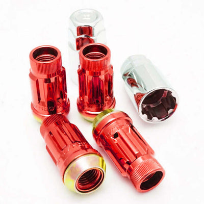 Wheel Mate Mutkei SR45R Lock Set 12x1.25 Red (4pcs)