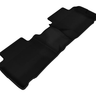 3D MAXpider 2014-2020 Nissan Rogue Kagu 2nd Row Floormats - Black