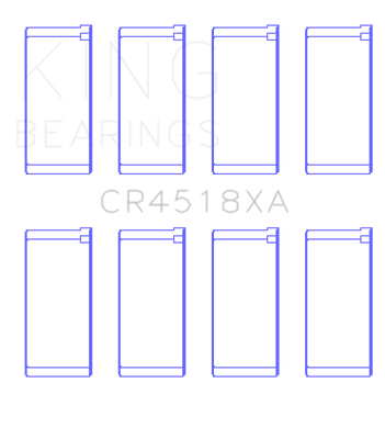 King Engine Bearings Hyundai/Kia D4Cb (Size +0.25mm) Connecting Rod Bearing Set