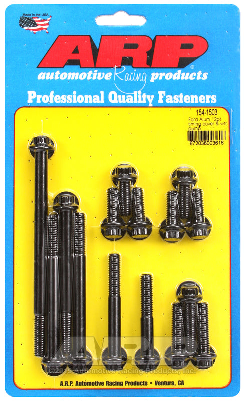 ARP Ford Alum 12pt Timing Cover and Water Pump Kit