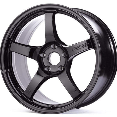 Gram Lights 57CR 18x9.5 +38 5x114.3 Glass Black Wheel (Min Order Qty Of 20)