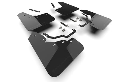 Rally Armor 2024+ Lexus GX-550 Overtrail Black UR Mud Flap Metallic Black Logo