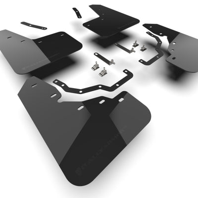 Rally Armor 2024+ Lexus GX-550 Overtrail Black UR Mud Flap Metallic Black Logo