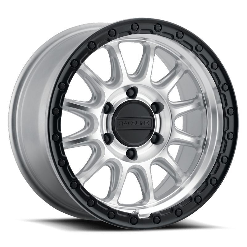 Raceline 960MB Alpha 18x9in / 8X165.1 BP / 18mm Offset / 130.81mm Bore - Machined CC