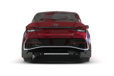 Rally Armor 24-25 Hyundai Elantra Black Mud Flap Red Logo
