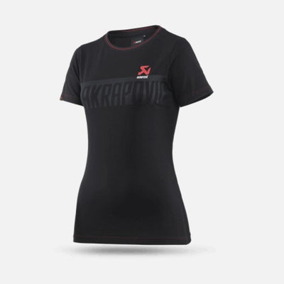 Akrapovic Womens Corpo T-Shirt Black - L