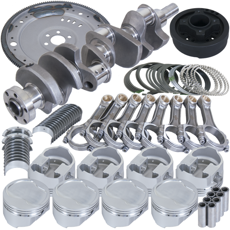 Eagle Ford 302 3.400in Crank 5.400in I-Beam Rods 4.000in Pistons 164 Tooth FP Balanced Assembly
