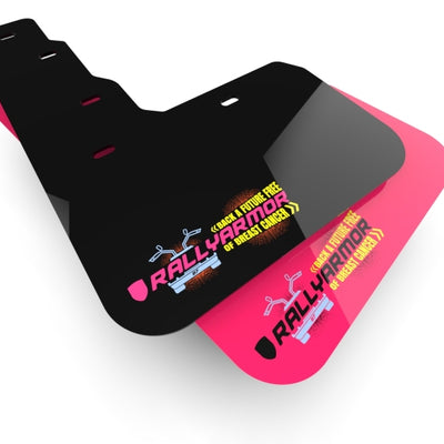 Rally Armor 22-24 Subaru Forester & Wilderness Pink Mud Flap BCE Logo
