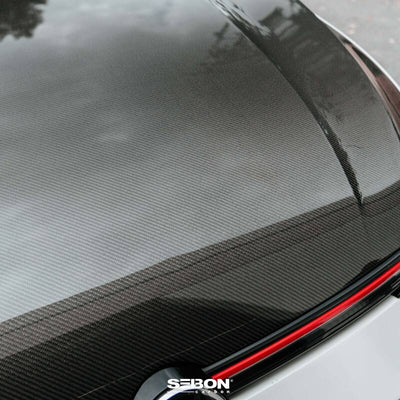 Seibon 22-23 Volkswagen Golf GTI/R OEM Style Carbon Fiber Hood