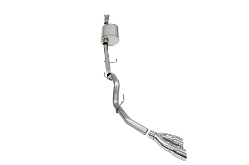 Corsa 2021-2025 Ford F-150 SuperCab/6.5in Bed 5.0L V8 Sport Cat-Back Single Side Exit-Polished