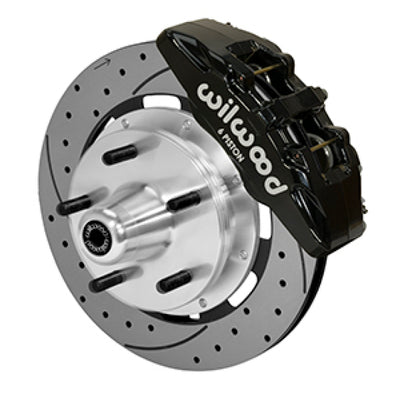 Wilwood Forged Dynapro Big Brake Kit - 5x5 Hub/12.19in Drilled & Slotted Rotor/ Black Caliper- Front