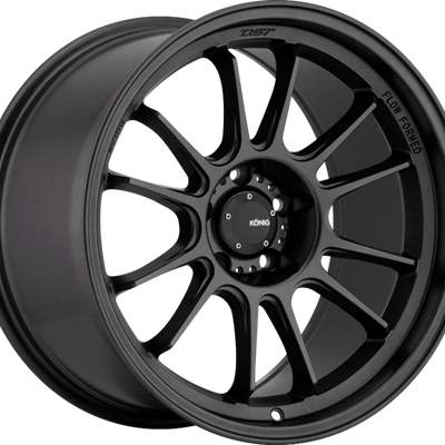 Konig Hypergram 18x11 5x120 ET25 Matte Black Wheel