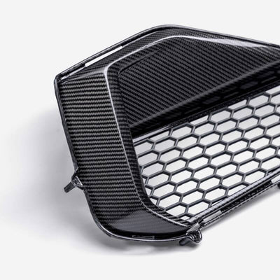 Anderson Composites 2024 Ford Mustang GT Carbon Fiber Front Bumper Inserts