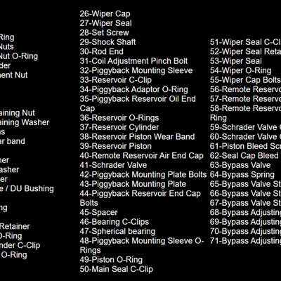 King Shocks Welded Shaft RS 1.000 Dia Weld Nut IBP 14in 21.665