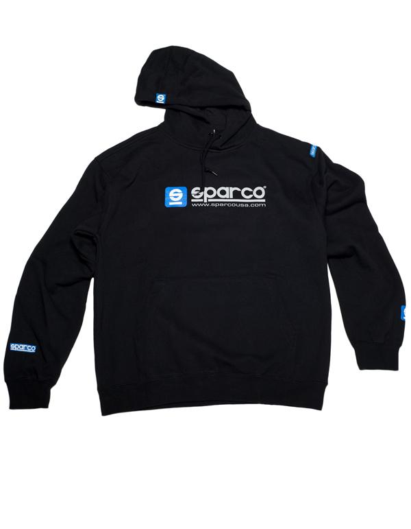 Sparco Sweatshirt Hooded WWW Blk Xxlrg