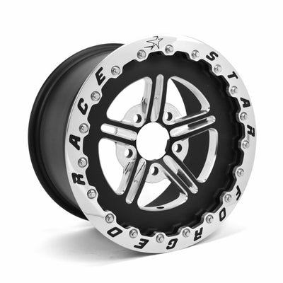 Race Star 63 Pro Forged 15x10 SBL Sportsman 5x5.00 BC / 2.00in. BS Wheel - Black Anodized/Machined