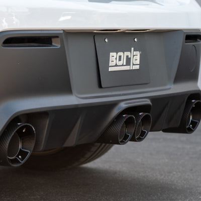 Borla 23-24 Toyota GR Corolla ATAK Cat Back System - Carbon Fiber & Black Anodized