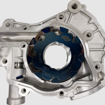 Boundary 2024+ Ford Coyote V8 Billet Dual Rotor Gear Treated Oil Pump Assembly w/ Billet Back Plate