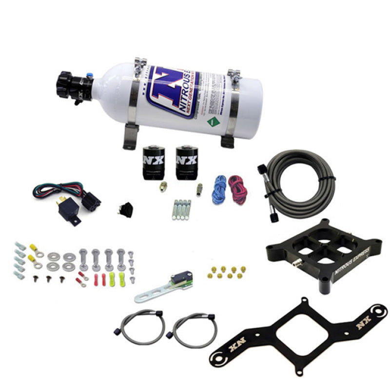 Nitrous Express 4500 Covert Crossbar Plate System Pro Power 100-500HP (5lb Bottle)