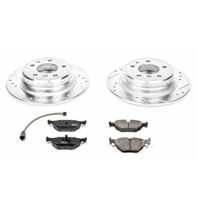 Power Stop 90-95 BMW 525i Rear Z23 Evolution Sport Brake Kit