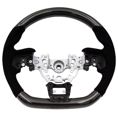 BLOX Racing 22+ Subaru Carbon/Alcantara Steering Wheel Black Stitching
