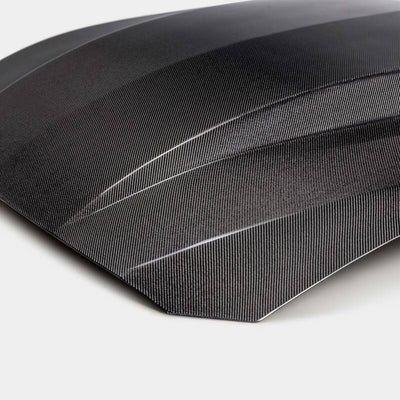 Anderson Composites 2024 Ford Mustang Type-CJ Double-Sided Carbon Fiber Cowl Hood