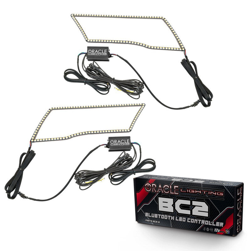 Oracle 09-18 Dodge Ram Switchback Quad Headlight Halo Kit - RGB+A + w/ BC1 Controller