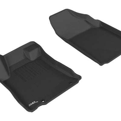 3D MAXpider 2016-2018 Nissan Altima Sedan Kagu 1st Row Floormat - Black