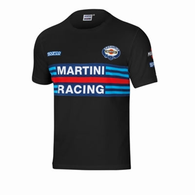 Sparco T-Shirt Martini-Racing Small Black
