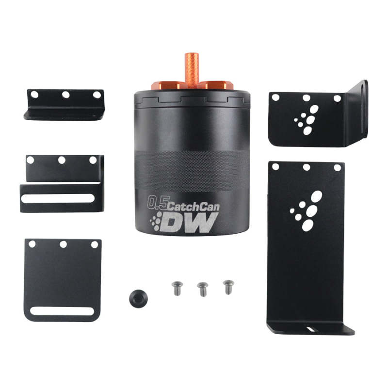 DeatschWerks 0.5 Liter Street Oil Catch Can Assembly