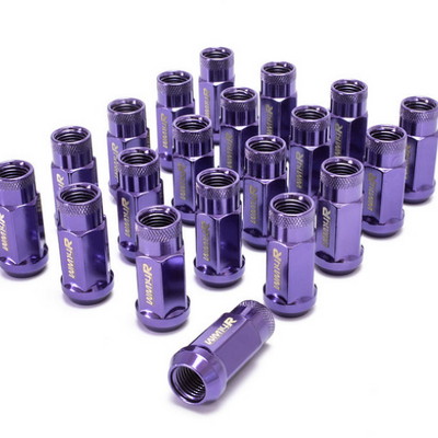 Wheel Mate WM14R 14x1.50 Lug Nuts Purple 20 PCS