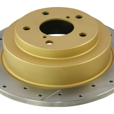 DBA 02-06 WRX / 98-07 Impreza 2.5L RS Rear Drilled & Slotted Street Series Rotor