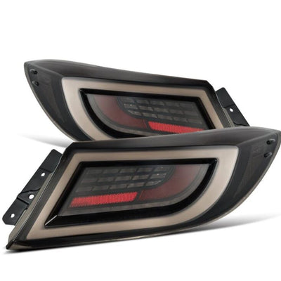 AlphaRex 22-24 Toyota GR86 LUXX LED Taillights Black Smoke