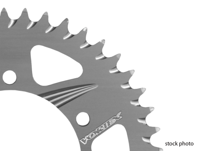Vortex Racing Aluminum Rear Sprocket 428 47 Tooth- Silver