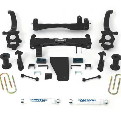 Fabtech 18-21 Nissan Titan 4WD 6in Basic Sys w/Perf Shks