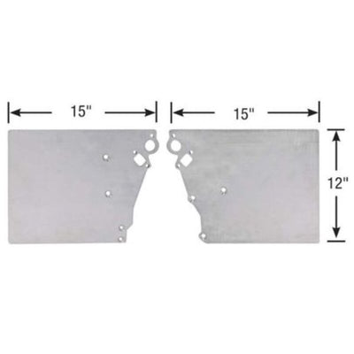 Moroso Chevrolet & Pontiac LS Series 2-Piece Front Motor Plates