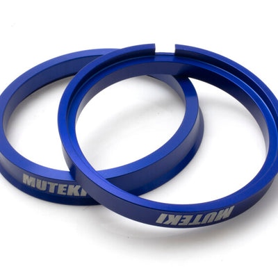 Wheel Mate Muteki Hub Ring Set 73mm x 66mm - 2 Piece - Blue
