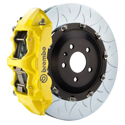Brembo 00-03 Z8 (E52) Front GT BBK 6 Piston Cast 380x34 2pc Rotor Slotted Type-3- Yellow