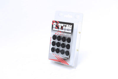 Wheel Mate Monster Lug Nut Caps - White 14x1.50