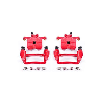 Power Stop 05-06 Saab 9-2X Rear Red Calipers w/Brackets - Pair