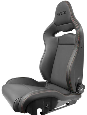Sparco Seat SPX Leather/Alcantara Black - Left