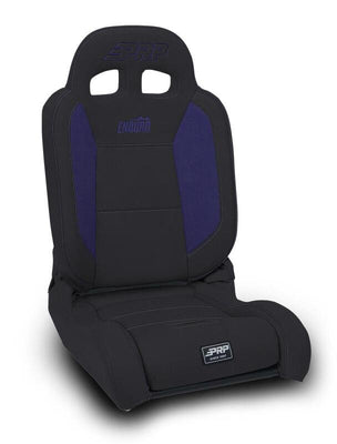 PRP EnduroDaily Reclining Suspension Seat - Black/Purple Vinyl - Passenger